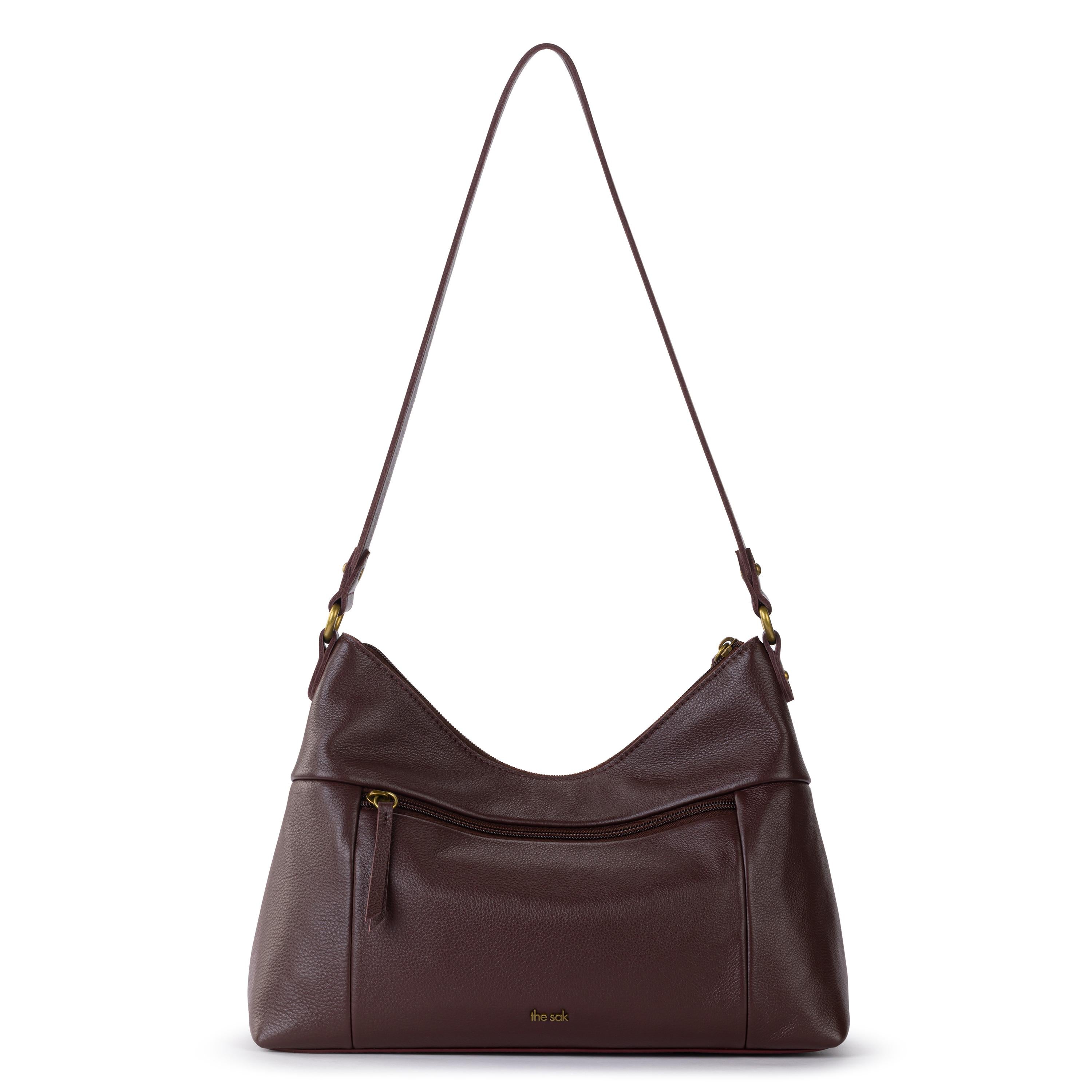 The Sak Melrose Shoulder Bag - Leather - Mahogany