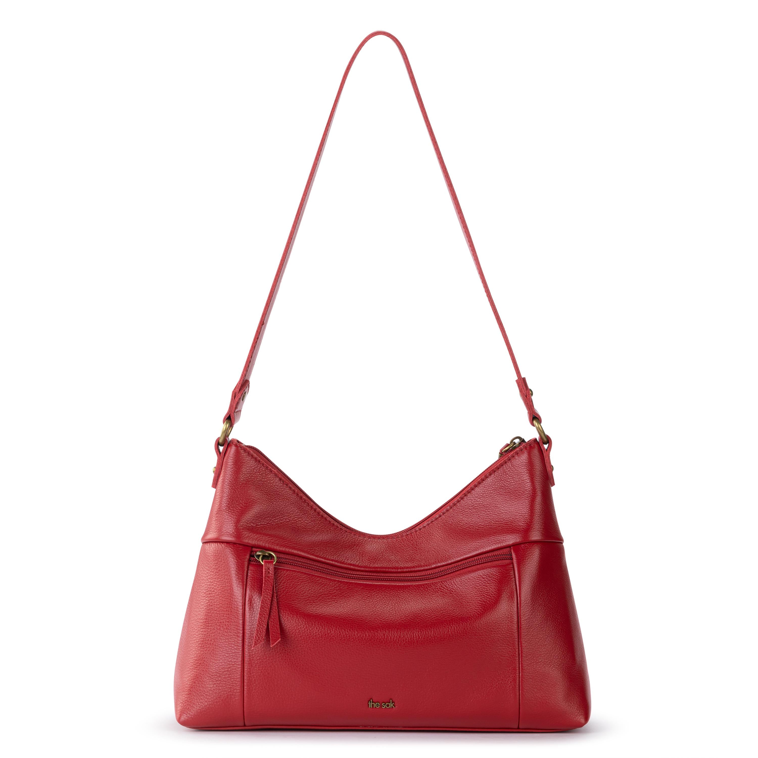 The Sak Melrose Shoulder Bag - Leather - Scarlet