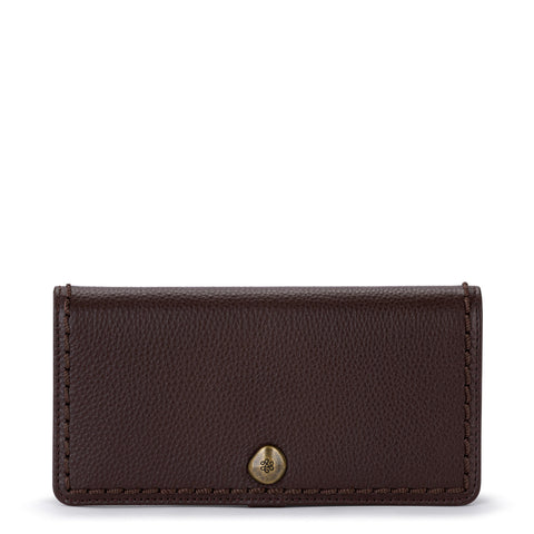 The Sak Mira Large Wallet - Leather - Mahogany