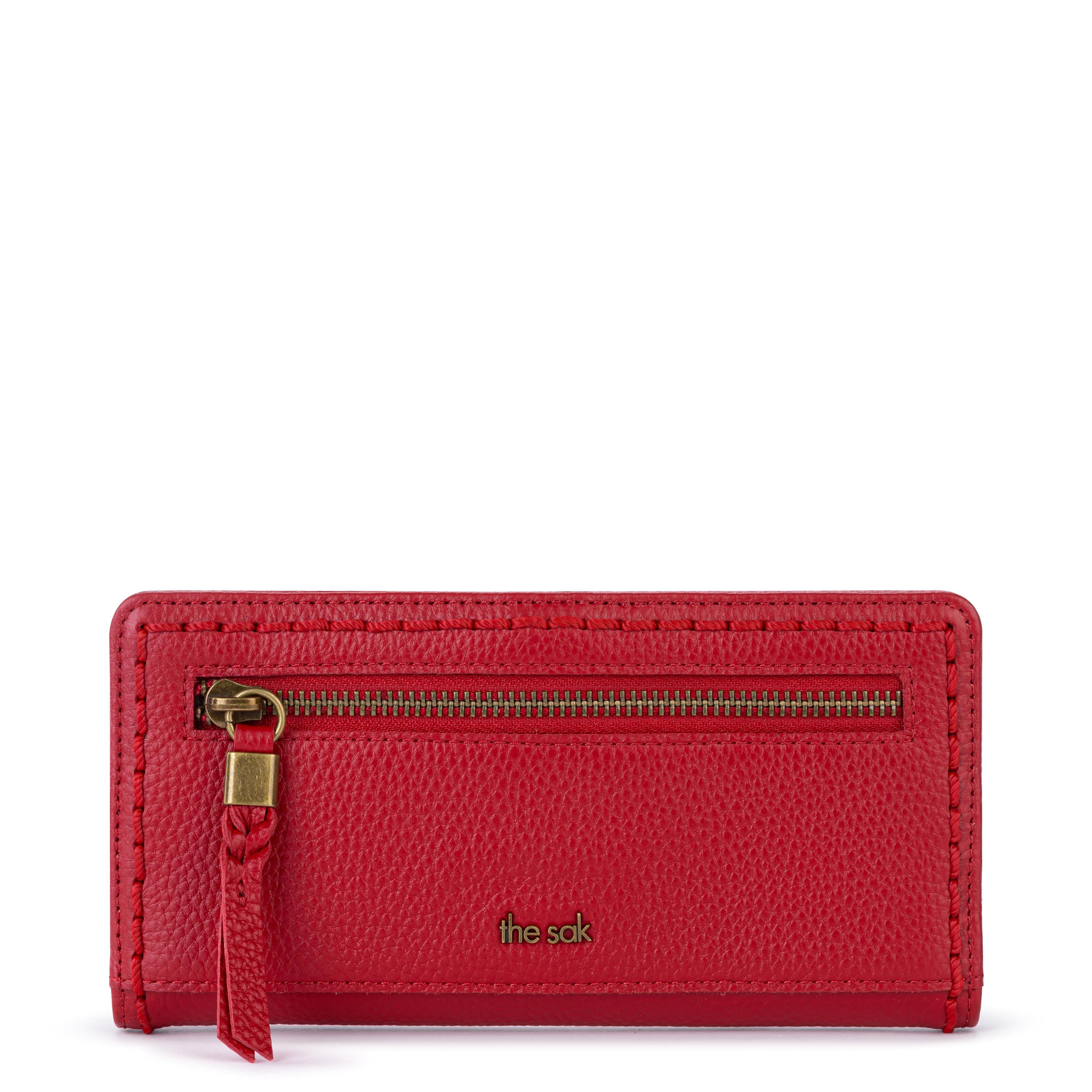 The Sak Mira Large Wallet - Leather - Scarlet
