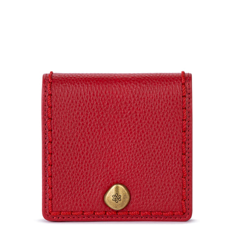 The Sak Mira Small Wallet - Leather - Scarlet