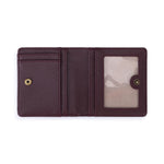The Sak Mira Small Wallet - Leather - Black Cherry Suede