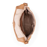 The Sak Silverlake Flap Crossbody - Leather - Tan Suede Whimsy Floral Embroidery