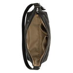 Sakroots Banyan Hobo - Vegan Leather - Black Floral Embossed
