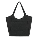 Sakroots Roma Large Tote - EcoTwill - Black Flower Blossom Quilted