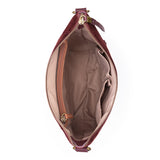 The Sak Ashland Crossbody - Leather - Black Cherry Suede