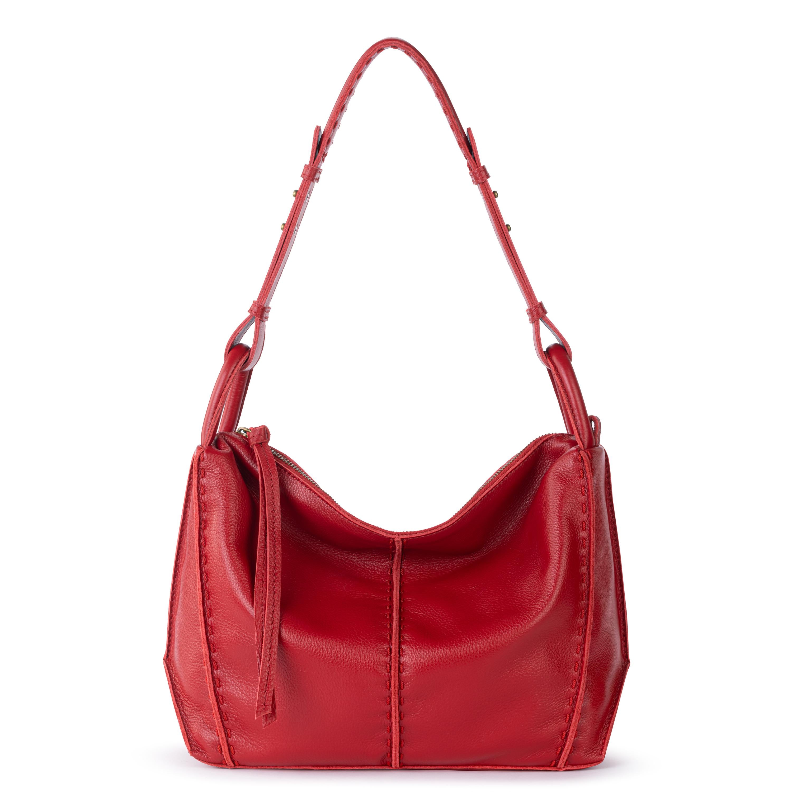 The Sak Los Feliz Hobo - Leather - Scarlet