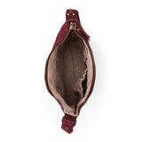 The Sak Tess Bucket - Leather - Black Cherry Suede Belt