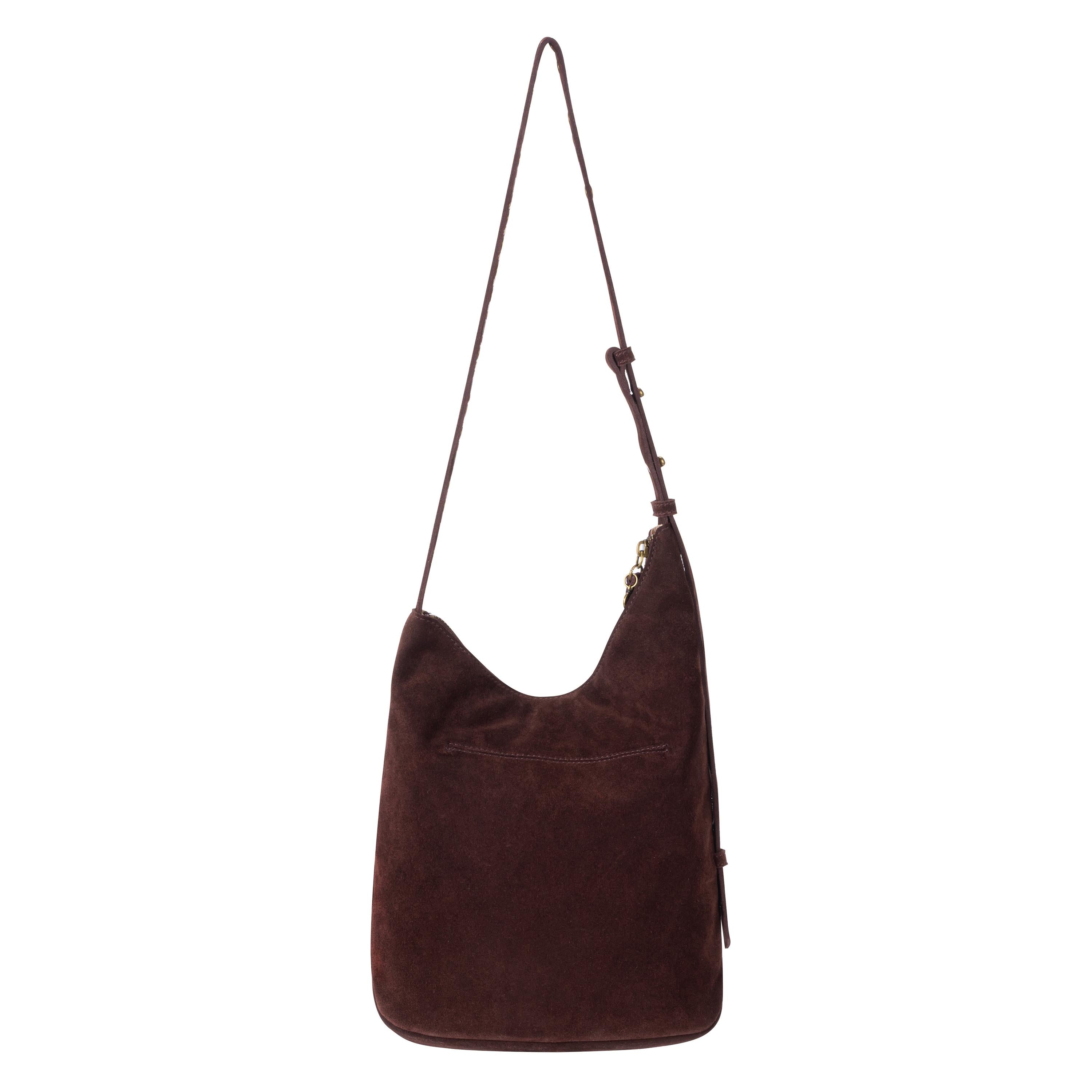 The Sak Tess Bucket - Leather - Mahogany Suede Belt