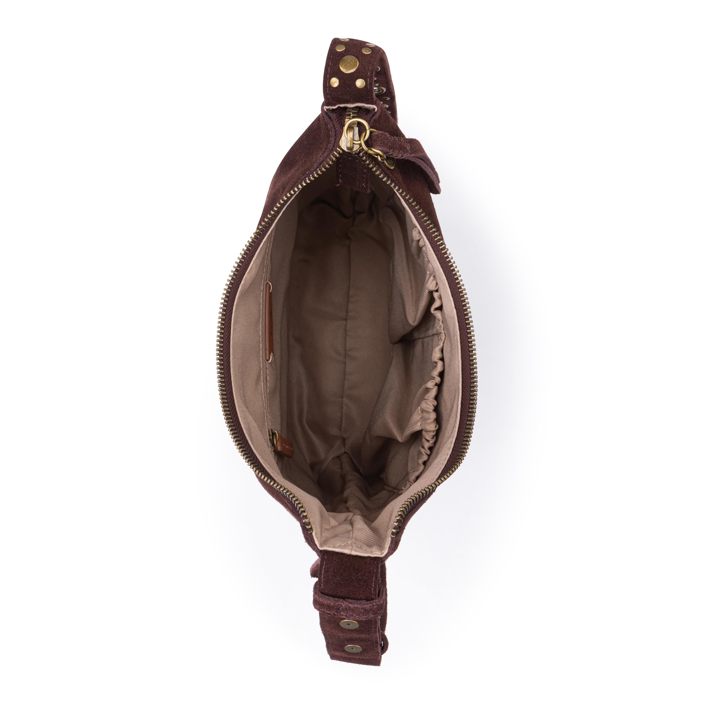 The Sak Tess Bucket - Leather - Mahogany Suede Belt