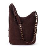The Sak Tess Bucket - Leather - Mahogany Suede Belt