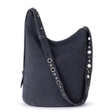 The Sak Tess Bucket - Leather - Storm Grey Suede Belt