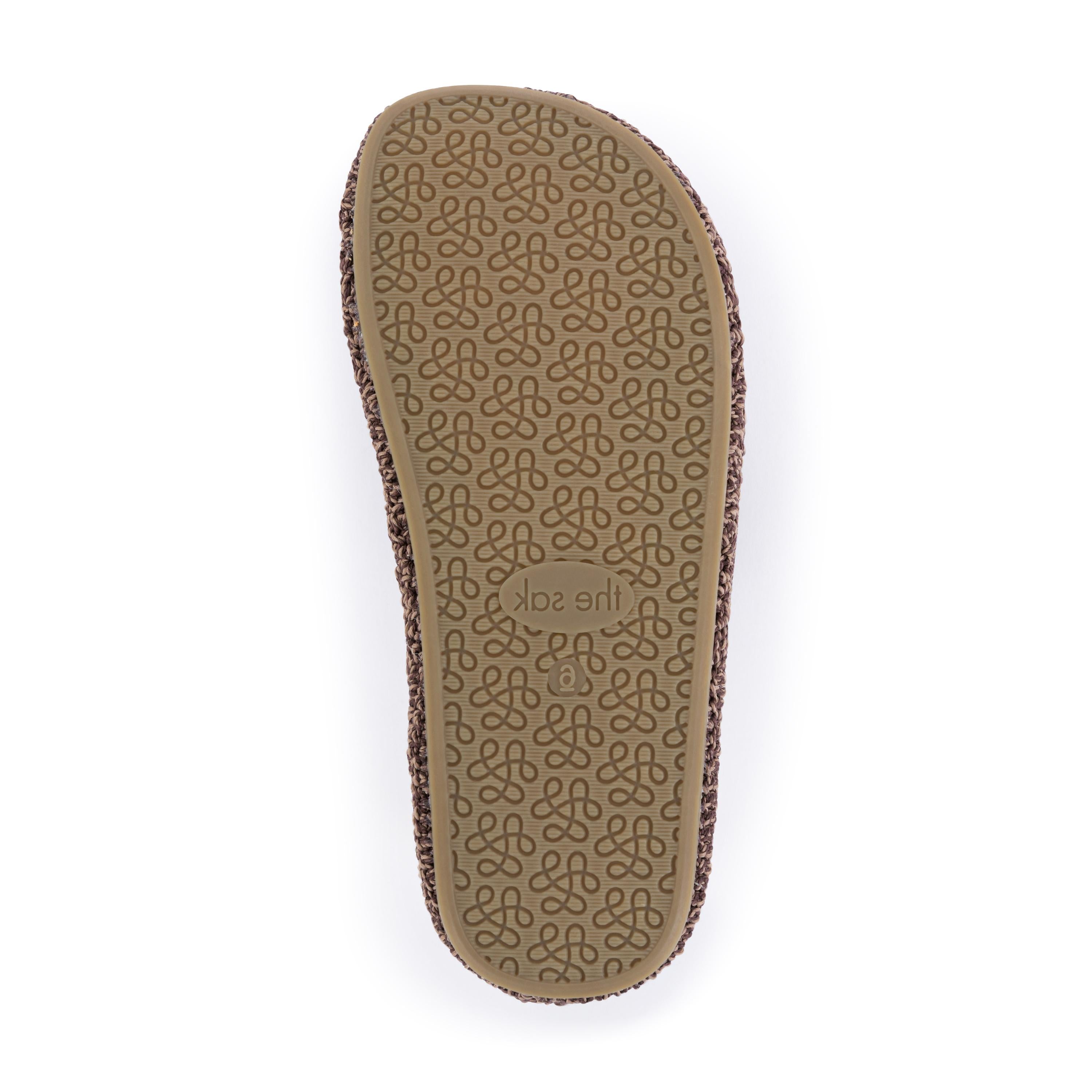 The Sak Bolinas Ripple Clog - Hand Crochet - Nutmeg Static Ripple
