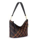 The Sak Juniper Small Hobo - Leather - Espresso Woven