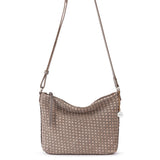 The Sak Melrose Crossbody - Leather - Mushroom Suede Sand Suede Woven