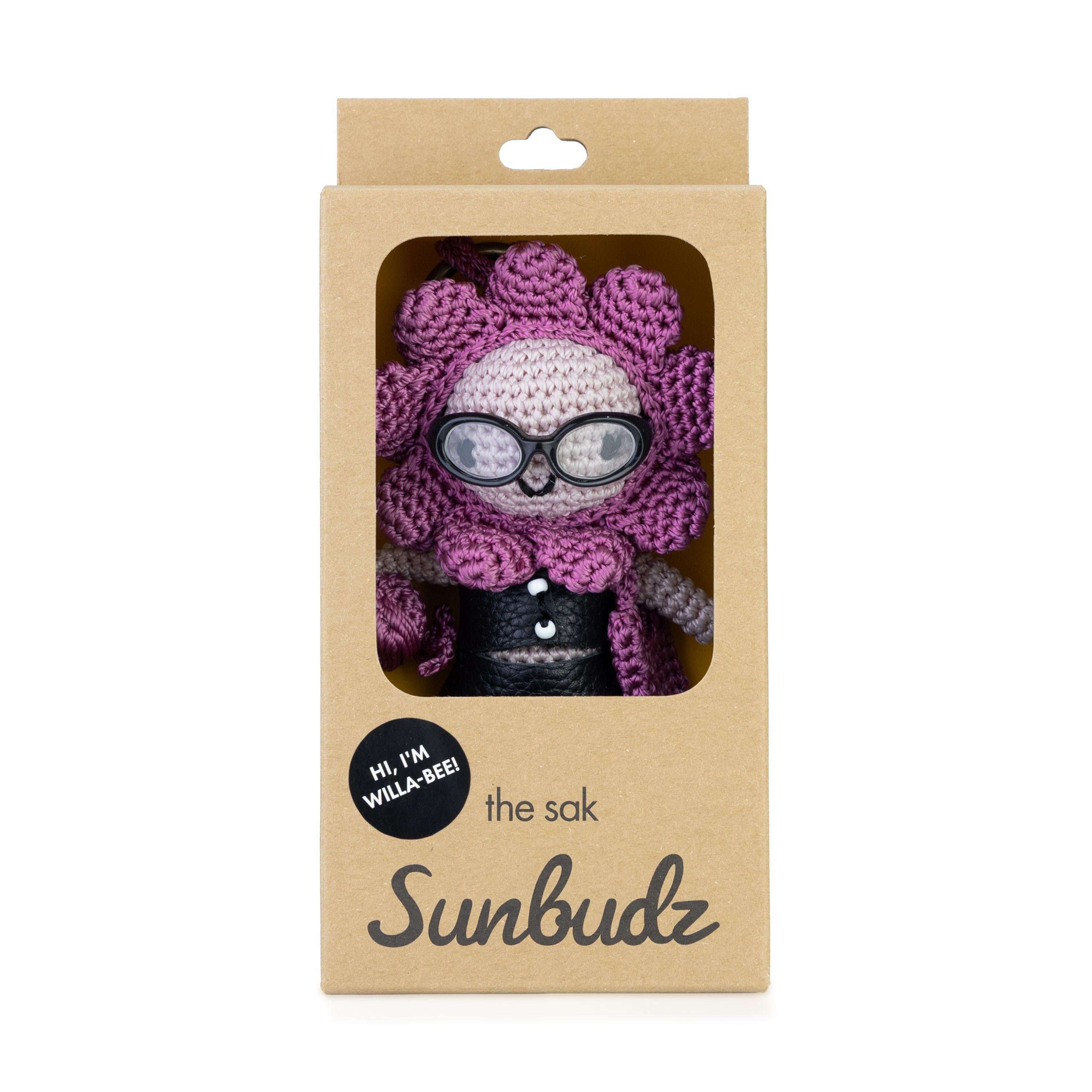 The Sak Sunbudz Sunflower Dangle - Hand Crochet - Willa-Bee