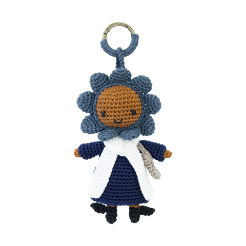 The Sak Sunbudz Sunflower Dangle - Hand Crochet - Butternut