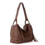 The Sak Los Feliz Hobo - Leather - Whiskey Gold Stud