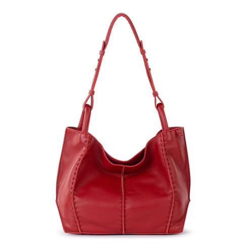 The Sak Los Feliz Medium Tote - Leather - Scarlet