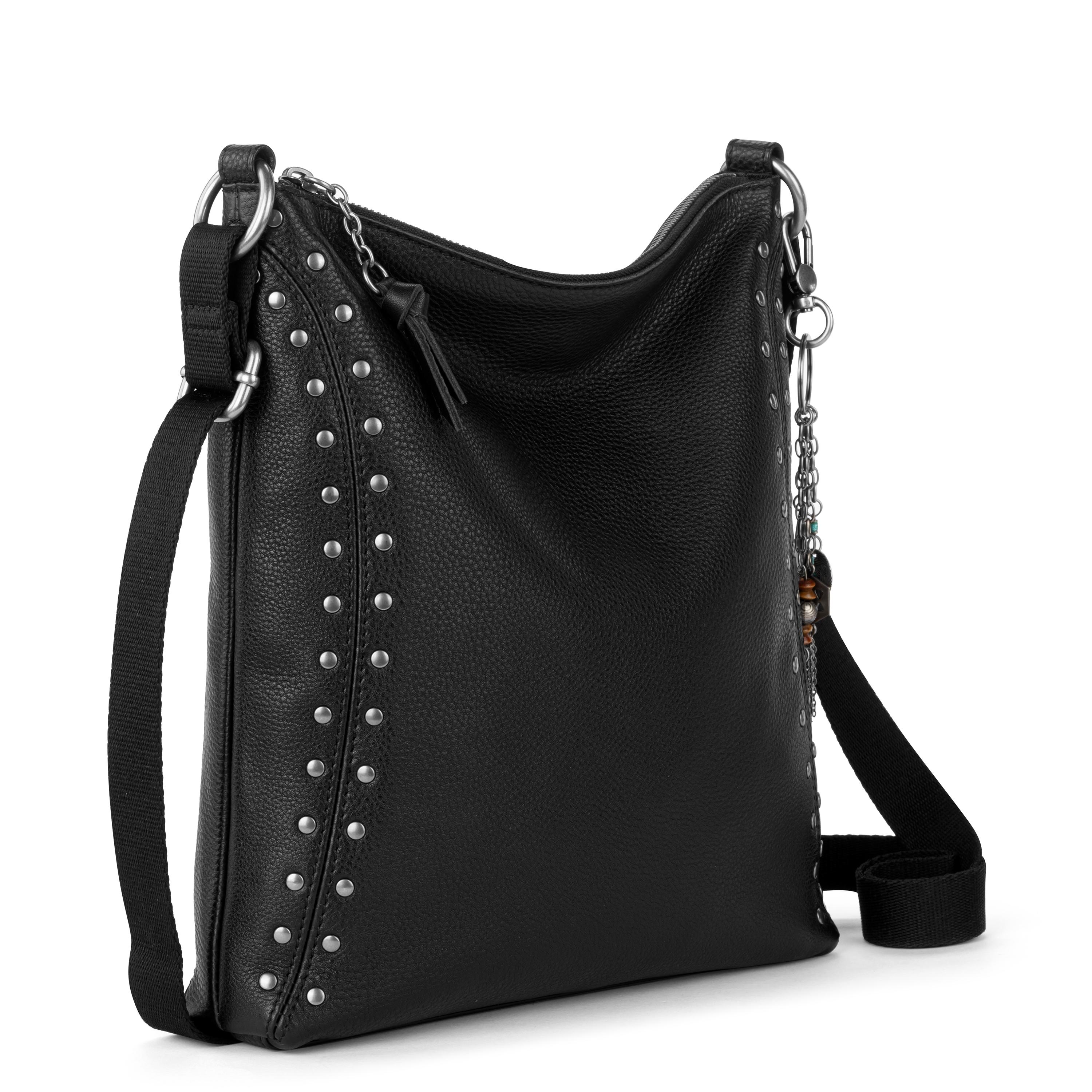 The Sak Lucia Crossbody - Leather - Black Silver Stud