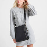 The Sak Lucia Crossbody - Leather - Black Silver Stud