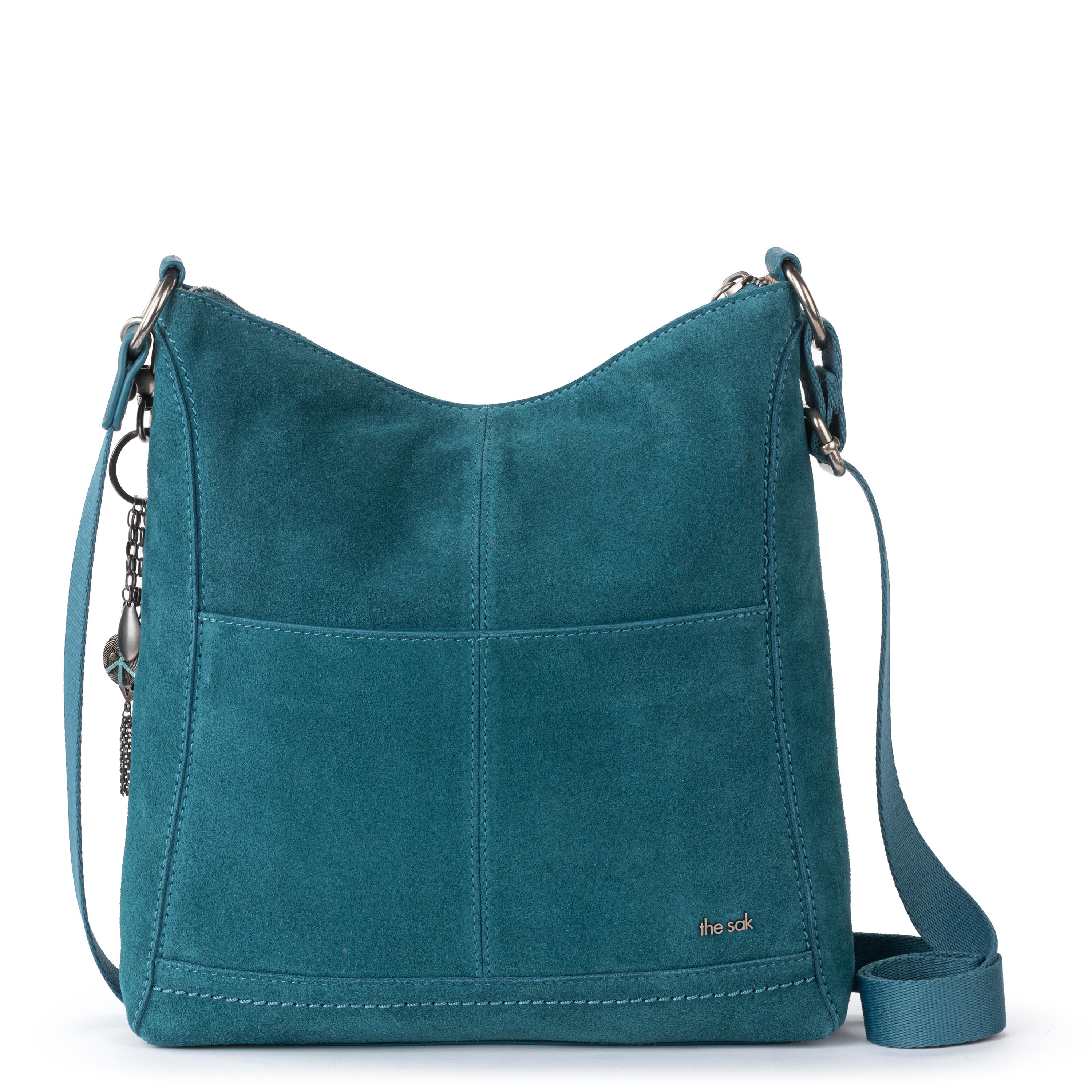 The Sak Lucia Crossbody - Leather - Deep Teal Suede
