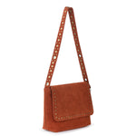 The Sak Marlow Flap Shoulder - Leather - Persimmon Suede Belt