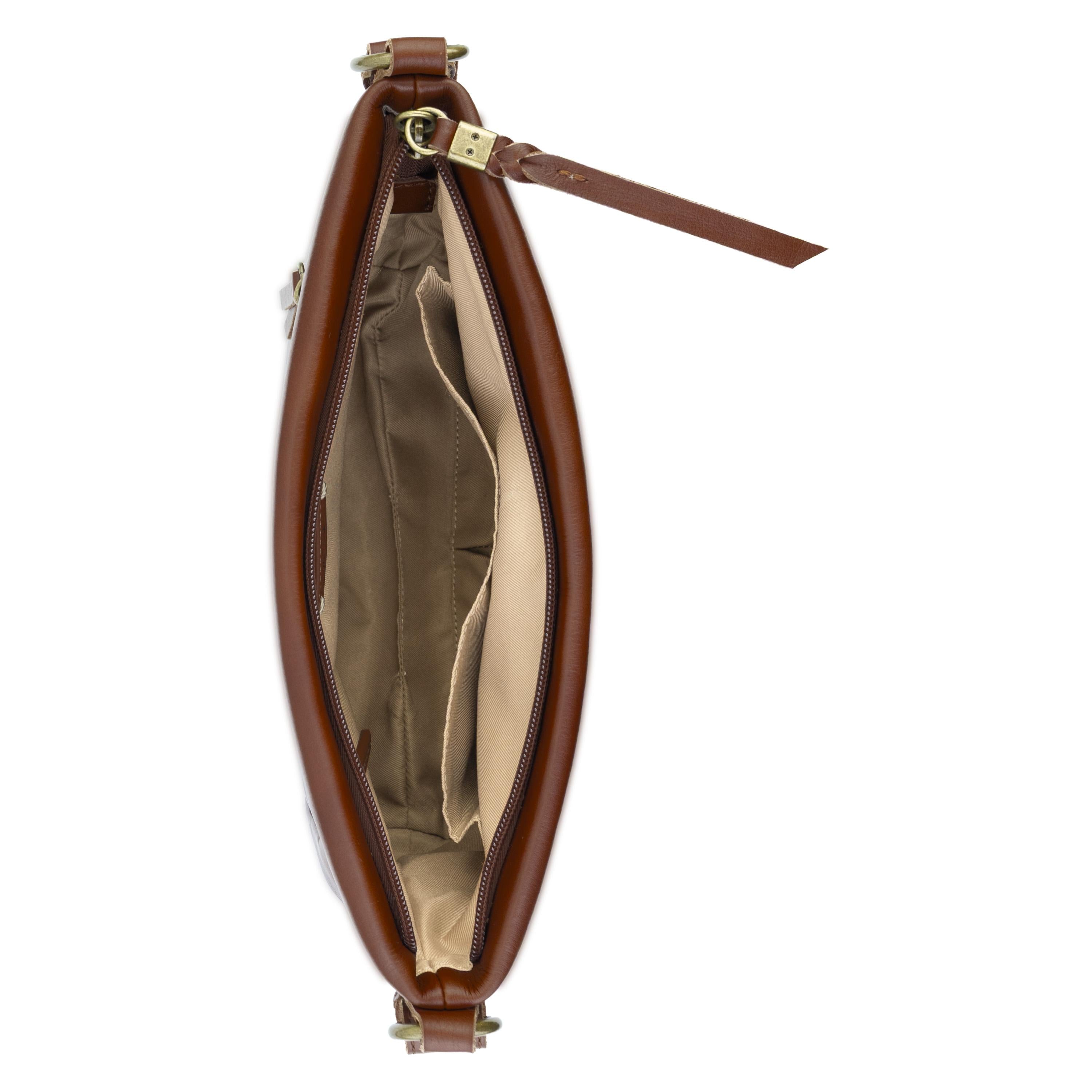 The Sak Melrose Crossbody - Leather - Whiskey Gold Stud