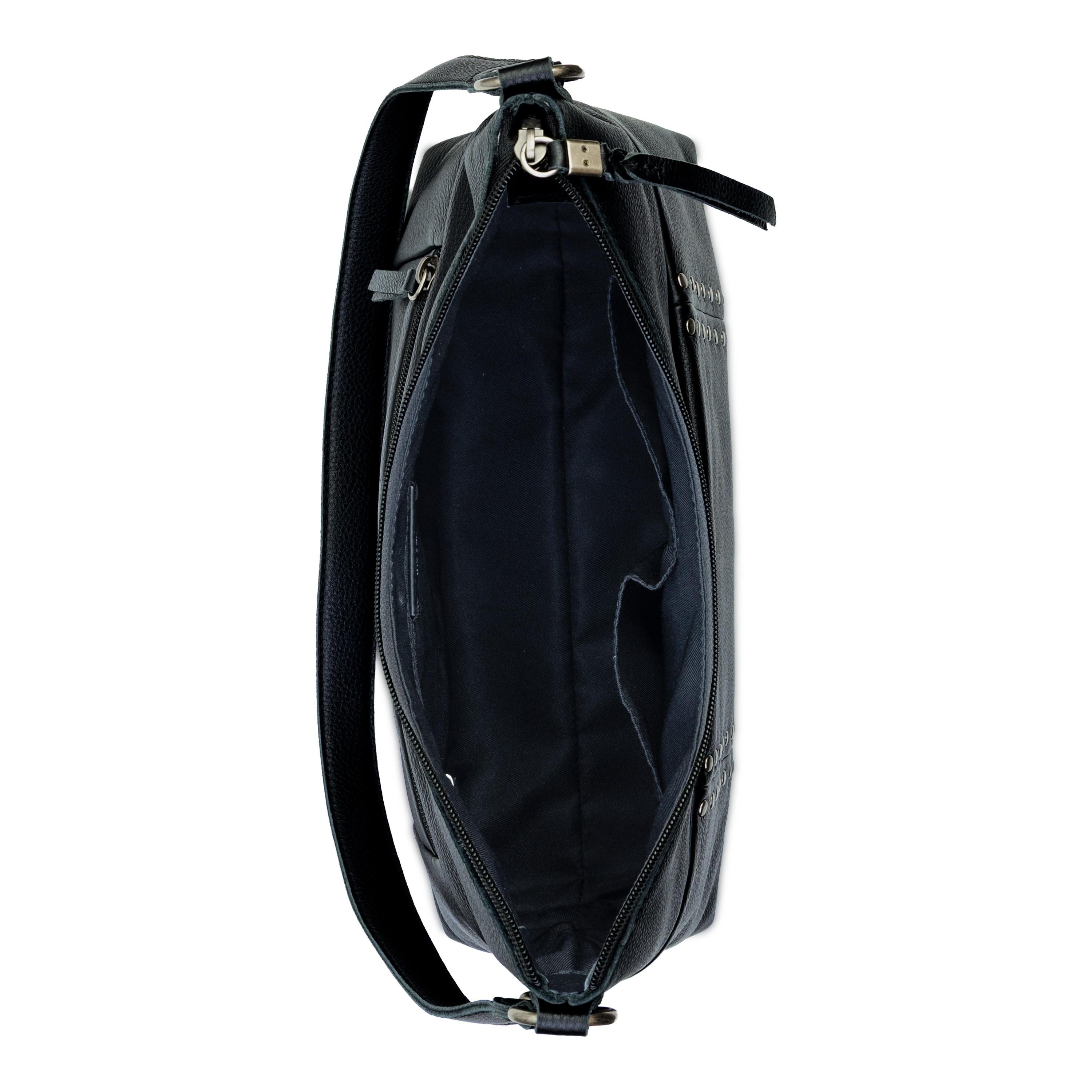 The Sak Melrose Shoulder Bag - Leather - Black Stud