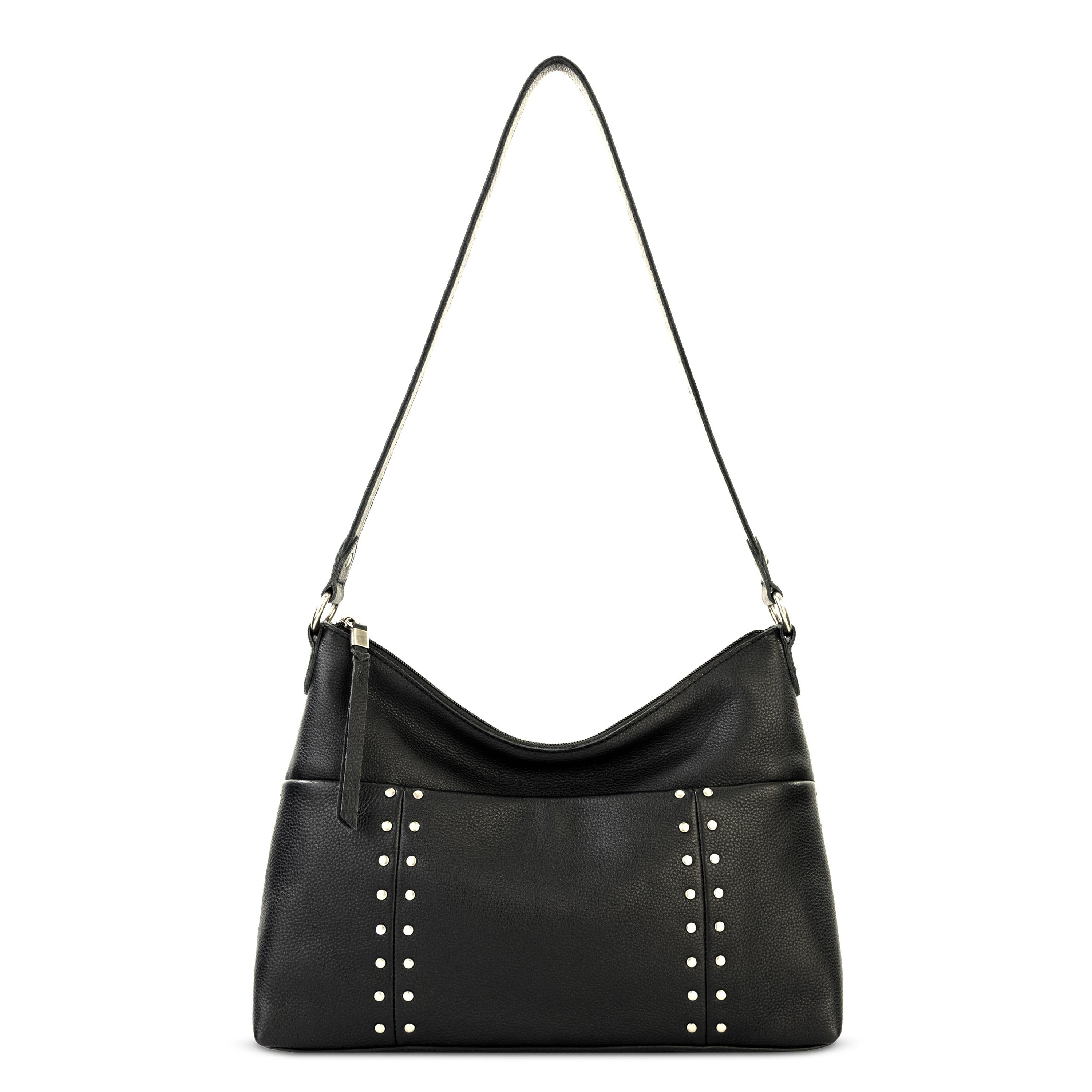 The Sak Melrose Shoulder Bag - Leather - Black Stud