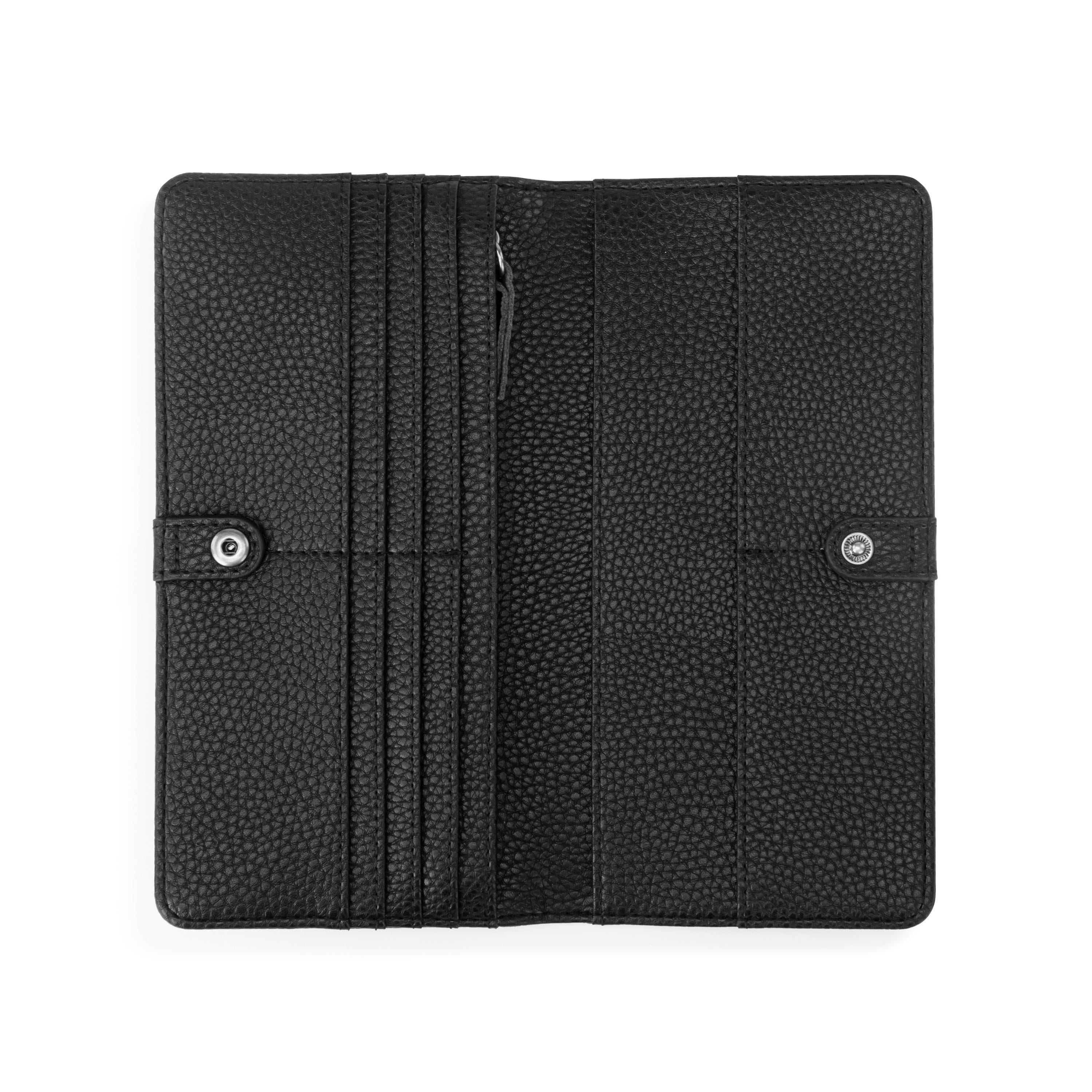 The Sak Mira Large Wallet - Leather - Black Silver Stud