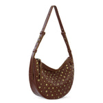 The Sak Tess Shoulder Bag - Leather - Whiskey Gold Stud