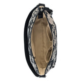 Sakroots Banyan Hobo - Canvas - Black and White Shadow Floral