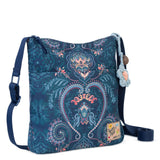 Sakroots Banyan Basic Crossbody - EcoTwill - Midnight Damask
