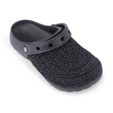 The Sak Bolo Clog - Hand Crochet - Ash Static