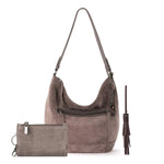 The Sak Sequoia Hobo Rosewood 3 Piece Set - Suede - Mushroom Suede