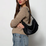 The Sak Tess Shoulder Bag - Leather - Black